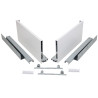 Szuflada SEVROLL Platinium 3D Slim 600 mm wysoka H181 biała cichy domyk