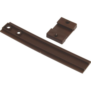 Ślizgacz frontu lodówki brązowy