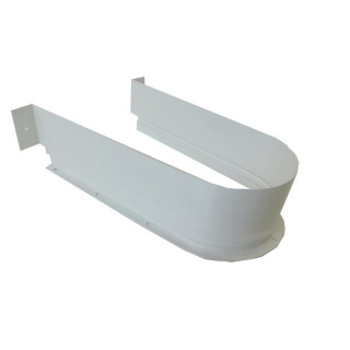 Osłona syfonu do szuflady 310x84 biała