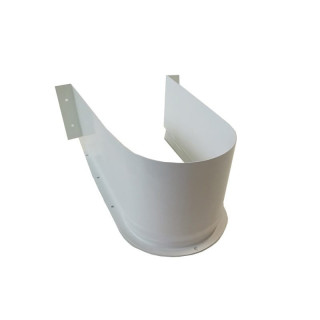 Osłona syfonu do szuflady 310x135 biała