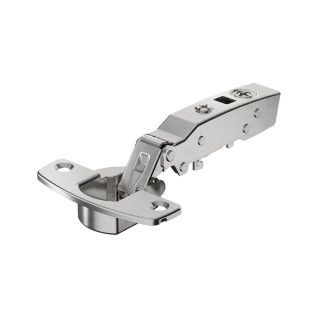 Zawias meblowy HETTICH SENSYS 8645 110° nakładany (9073638) + prowadnik (9071666)