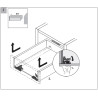 Prowadnica Hettich Quadro V6 cichy domyk 300 mm pełny wysuw 30kg