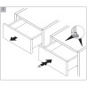 Prowadnica Hettich Quadro V6 cichy domyk 300 mm pełny wysuw 30kg