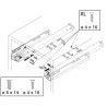 Prowadnica Hettich Actro You cichy domyk 450 mm pełny wysuw 40kg