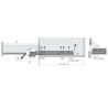 Szuflada Hettich AvanTech YOU (na Actro) 450 mm niska H101 biała 40kg