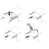 Szuflada AvanTech YOU Hettich 500 mm niska H101 antracyt 30kg