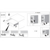 Szuflada AvanTech YOU Hettich 500 mm niska H101 antracyt 30kg