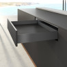 Szuflada AvanTech YOU Hettich 500 mm niska H101 antracyt 30kg