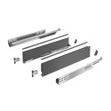 Szuflada AvanTech YOU Hettich 500 mm niska H101 antracyt 30kg