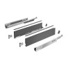 Szuflada AvanTech YOU Hettich 500 mm niska H101 antracyt 30kg