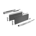 Szuflada AvanTech YOU Hettich 500 mm wysoka H187 antracyt 30kg