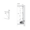 Szuflada Hettich AvanTech YOU (na Actro) 450 mm wysoka H251 biała 40kg