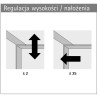 System 2-drzwiowy lewy Hettich TopLine L zestaw do drzwi przesuwnych 2.30m