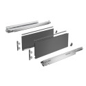 Szuflada AvanTech YOU Hettich 450 mm wysoka H251 antracyt 40kg