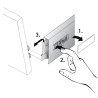 Szuflada Hettich InnoTech Atira 470 mm średnia H144 srebrny 30kg