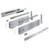 Szuflada Hettich InnoTech Atira 470 mm wysoka H176 srebrna 30kg