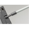 Szuflada GTV AXIS PRO push to open 500 mm niska H69 biała