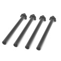 Noga meblowa GTV INNOVO H-710 mm FI60 czarna - 4 sztuki