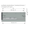Prowadnica GTV MODERN SLIDE 3D PRO 450 mm cichy domyk 35kg - PB-3D0SHX18-450-PRO