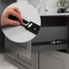 Prowadnica kulkowa Sevroll SVQ 700 mm cichy domyk czarna 35kg