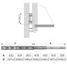 Prowadnica kulkowa Sevroll SVS 300 mm pełny wysuw 30kg