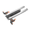 Prowadnica dolnego montażu DX PLATINIUM 3D 400 mm cichy domyk 40kg