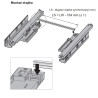 Drążek synchronizujący do prowadnic DXP-D2-3D