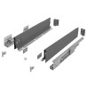 Szuflada HAFELE MATRIX S SLIM 270 mm niska H84 szara 35kg