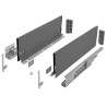 Szuflada HAFELE MATRIX S SLIM 450 mm średnia H135 szara 35kg