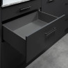 Szuflada HAFELE MATRIX S SLIM 450 mm średnia H135 szara 35kg