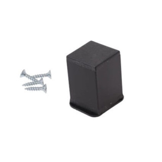 Noga meblowa  Leba H-60mm 40x40 czarna wraz z wkrętami