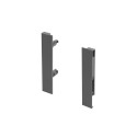 Złączka frontu wewnętrznego Hafele Matrix S Slim wysoka H167 szara