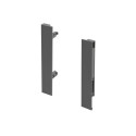 Złączka frontu wewnętrznego Hafele Matrix S Slim wysoka H199 szara