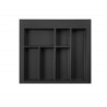 Wkład do szuflady 50 GTV AXISPACE czarny (440x474mm)