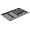 Wkład do szuflady 80 GTV AXISPACE antracyt  (740x474mm)