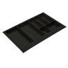 Wkład do szuflady 80 GTV AXISPACE czarny (740x474mm)