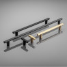 Uchwyt meblowy GTV RAY 320 mm czarny mat
