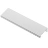 Uchwyt meblowy krawędziowy GTV HEXI 96 mm aluminium