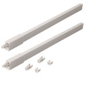 Reling prostokątny do szuflady REJS COMFORT BOX 500 mm biały