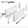 PROMOCJA - 11+1 gratis ! Szuflada AXIS PRO biała 500 mm H199