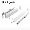 PROMOCJA - 11+1 gratis ! Szuflada AXIS PRO biała 500 mm H84
