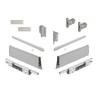 Szuflada HAFELE MATRIX S35 500 mm wysoka H199 szara 35kg