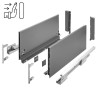 Szuflada GTV AXIS PRO push to open 300 mm wysoka H199 antracyt
