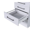 Szuflada REJS COMFORT BOX PLUS 350 mm średnia 135 mm biała 35kg