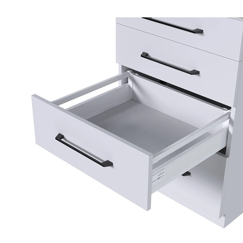 Szuflada REJS COMFORT BOX PLUS 400 mm średnia H135 mm biała 35kg