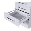 Szuflada REJS COMFORT BOX PLUS 450 mm średnia H135 mm biała 35kg