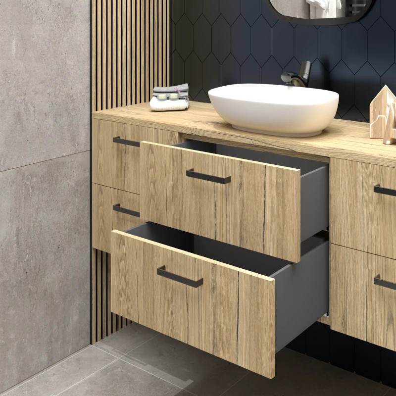 Szuflada SEVROLL V-BOX 300 mm wysoka H238 mm grafitowa 40kg