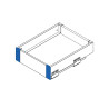 Złączka frontu wewnętrznego SEVROLL V-BOX 3D SLIM średnia H127 grafit
