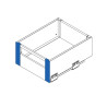 Złączka frontu wewnętrznego SEVROLL V-BOX 3D SLIM wysoka H210 biała