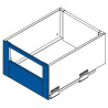 Zestaw do szuflady wewnętrznej wysokiej H238 SEVROLL V-BOX 3D SLIM biały